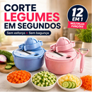 Kit Ralador e Fatiador de Vegetais Multifuncional - 12 Peças