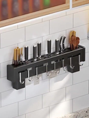 Suporte Organizador Utensílios Cozinha 10 Ganchos Porta Talheres Decoração