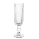 Jogo 6 Taças Champagne 170ml Vidro Gold Luxo Versalhes Elegante Festa Presente