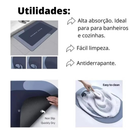 Tapete Oval Antiderrapante para Banheiro e Box com Secagem Rápida achadinho