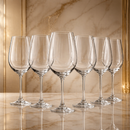 Jogo de Taças Vinho Cristal 440 ou 615ml c/ 6 ou 12 Unidades Drinks Água Resistente Sofisticação