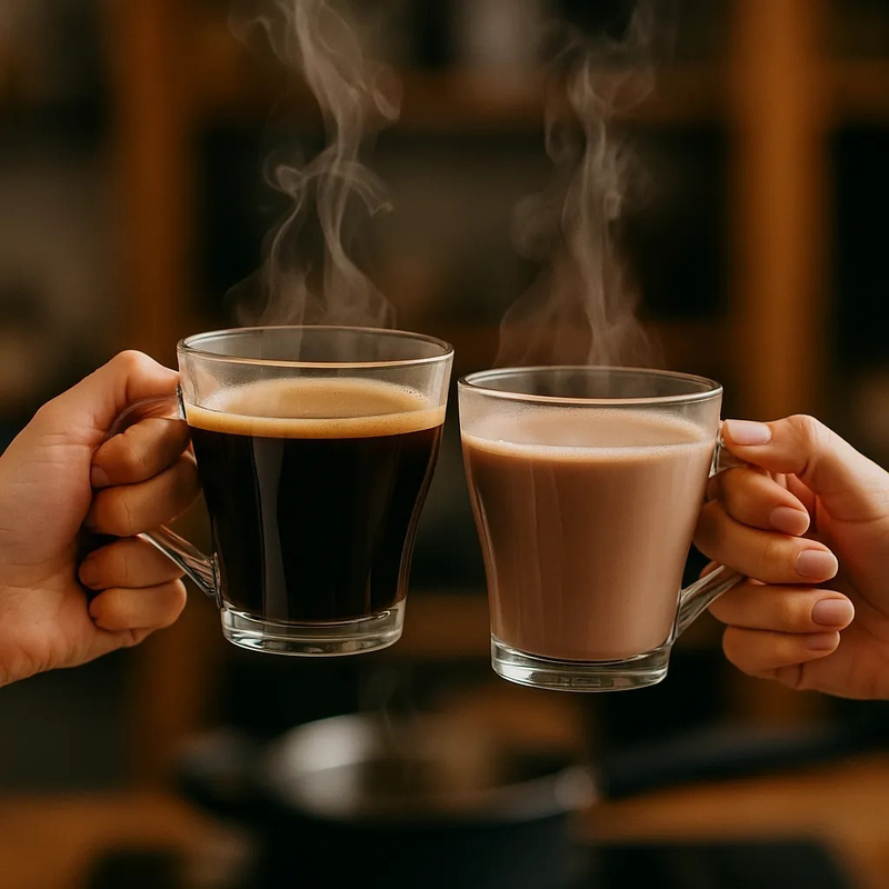 Conjunto 3 Canecas Vidro 265ml Transparente Café Chá Cozinha Mesa Bebida