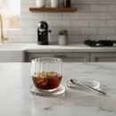 Conjunto 2 Copos Café Espresso Vidro Borossilicato Lehavi 90ml Parede Dupla Térmico Transparente Resistente Premium
