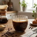 Conjunto 2 Copos Café Espresso Vidro Borossilicato Lehavi 90ml Parede Dupla Térmico Transparente Resistente Premium