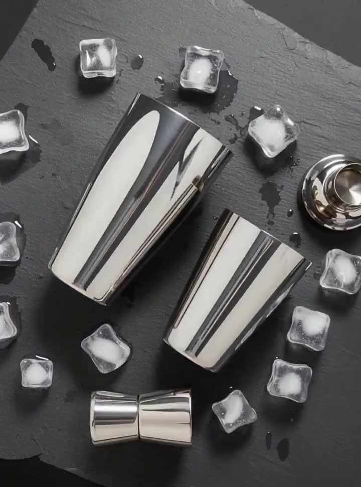 Coqueteleira Profissional em Inox 820ml Misturador de Bebidas para Bar e Bartender