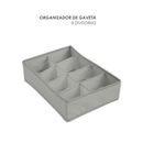Organizador de Gavetas com Divisórias para Roupas Íntimas achadinho