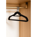 Kit de Cabides de Veludo Antiderrapantes para Organização de Closet achadinho