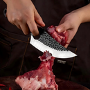 Faca Artesanal em Aço Inox com Tábua de Madeira para Churrasco achadinho