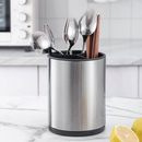 Porta-Talheres em Inox com Escorredor e Divisórias para Utensílios de Cozinha achadinho