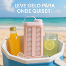 Forma de Gelo Multiuso para Bebidas e Conservação de Líquidos achadinho