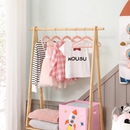 Kit de Cabides de Veludo Antiderrapantes para Organização de Closet achadinho