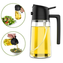 Borrifador Vidro Azeite Vinagre 470ml Spray Dosador Cozinha Salada Tempero
