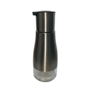 Porta Temperos de Vidro 320ml com Detalhes em Inox para Cozinha achadinho
