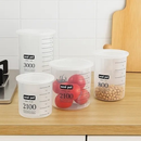 Kit 4 Potes Plástico Conserva Armazenar Tampa Arroz Feijão Recipiente Cozinha