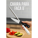 Chaira Afiador Faca 8 Polegadas Bastão Profissional Cozinha Chef
