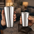 Coqueteleira Profissional em Inox 820ml Misturador de Bebidas para Bar e Bartender
