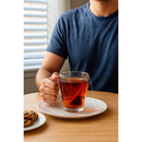 Conjunto 3 Canecas Vidro 265ml Transparente Café Chá Cozinha Mesa Bebida