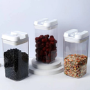 Kit 3 Potes Vasilha Armazena Feijão Arroz Cozinha Conserva Alimento Recipiente